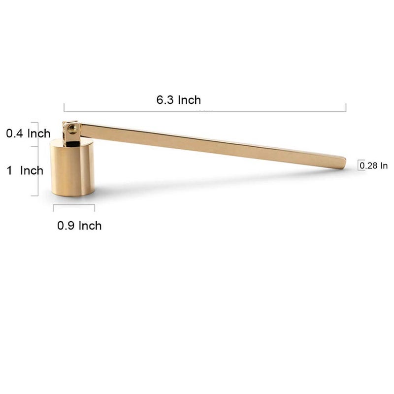 GAKA Candle Snuffer Accessory Black for Putting Out Extinguish Candle Wicks Flame,Cylindrical Shape - Image 2